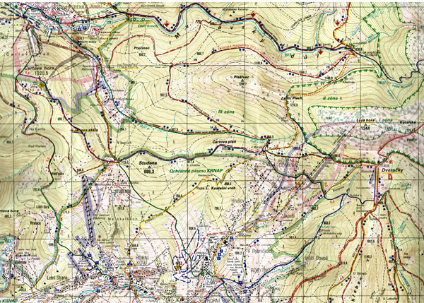 Studenov, Lysa Hora, Certova Hora (Harrachov)